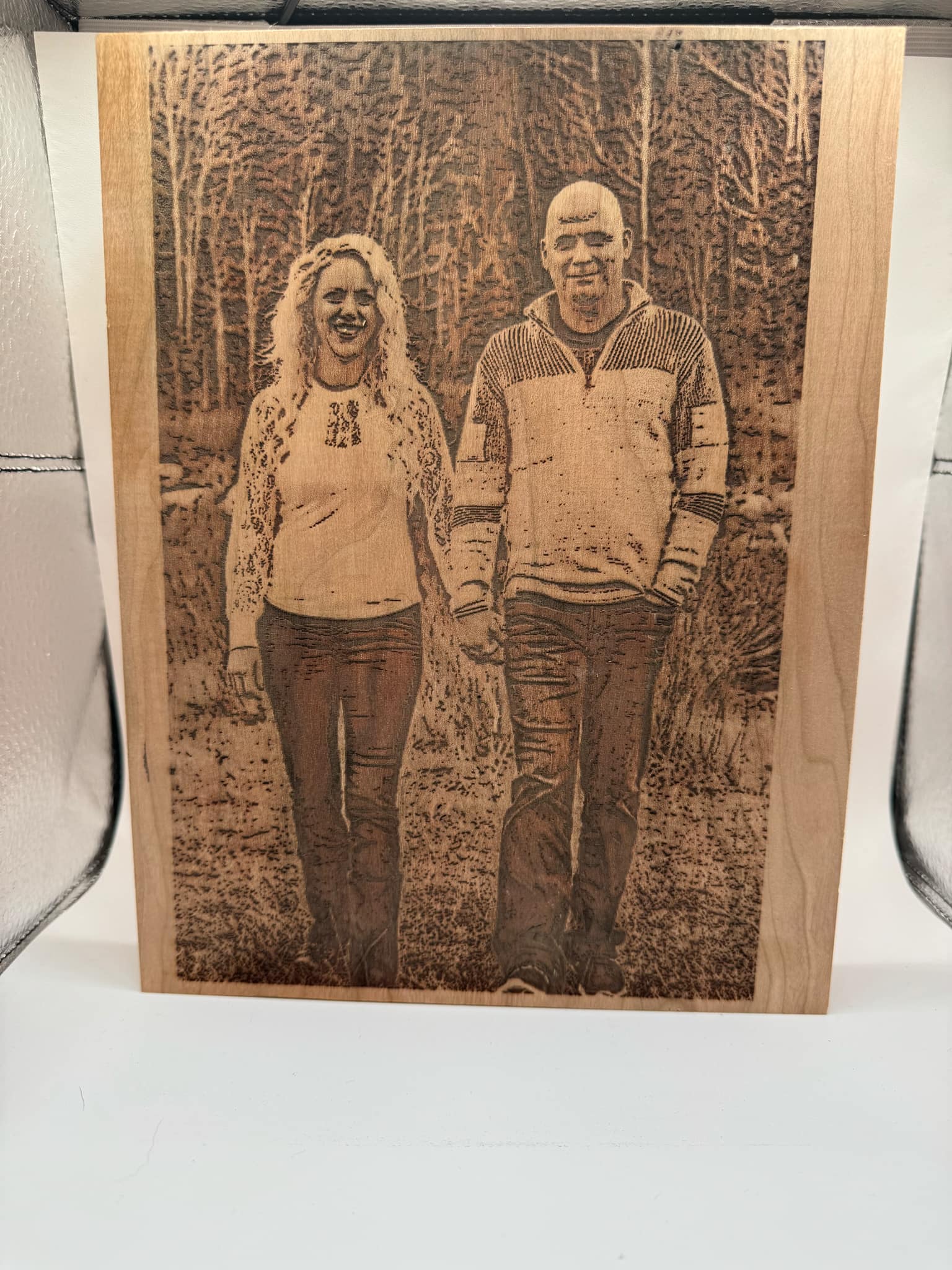 Laser engraved item
