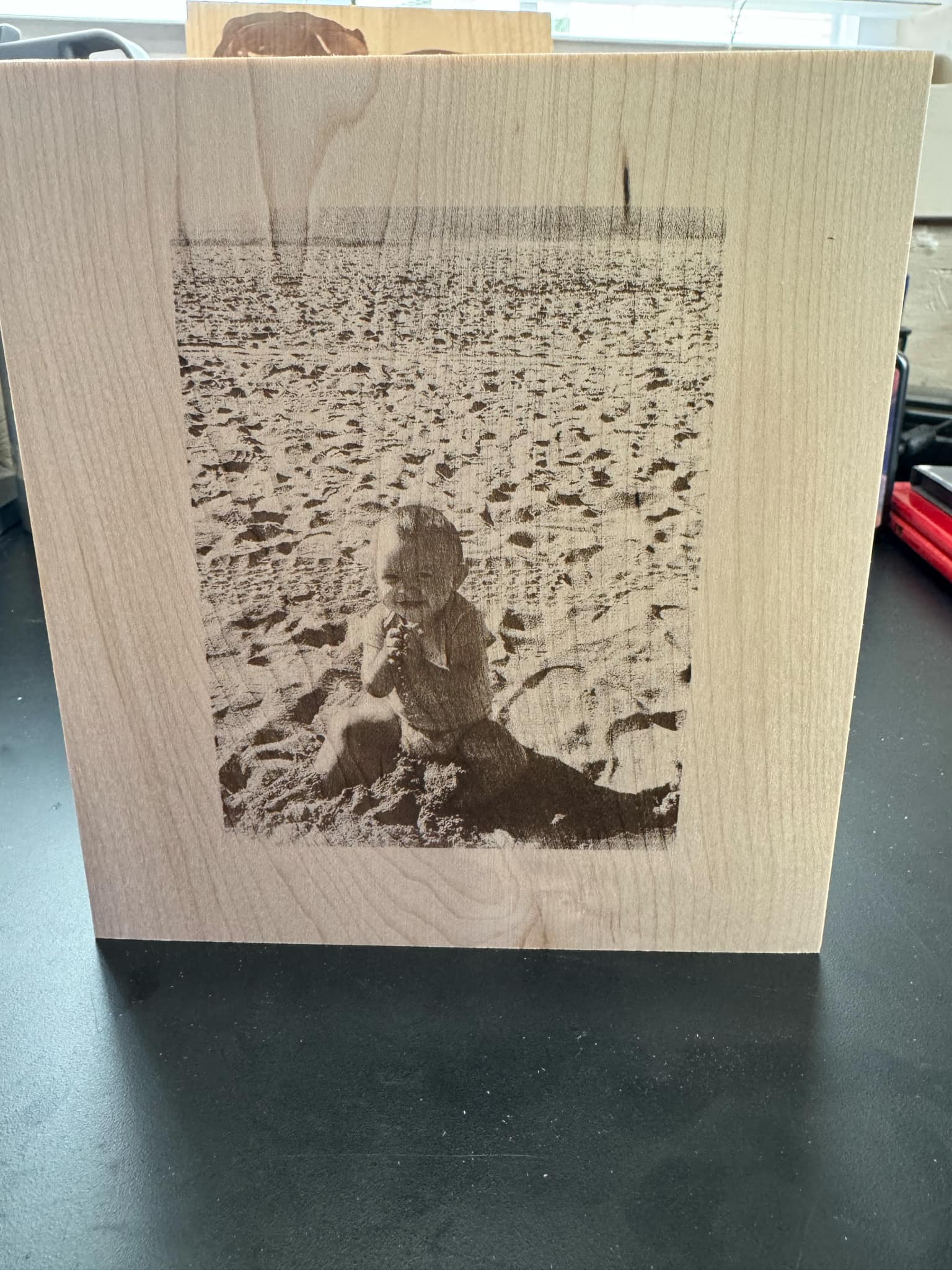Laser engraved item